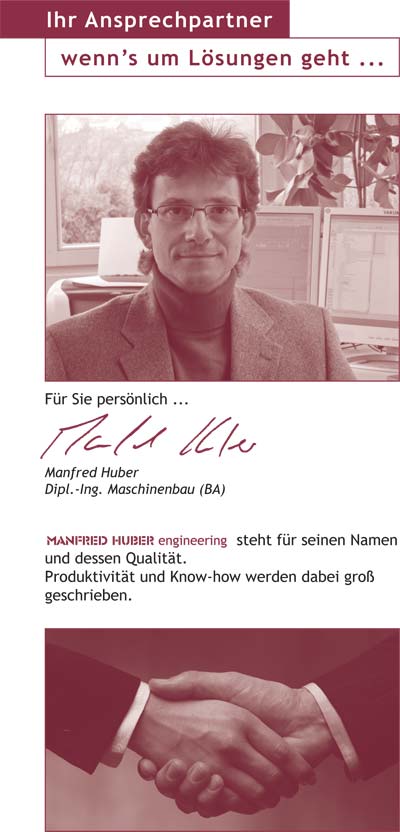 Ihr Ansprechpartner - Manfred Huber